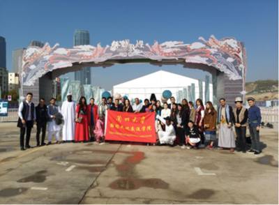 沉浸敦煌古乐 感知中华文化——国际文化交流学院组织来华留学生观看《乐动敦煌》